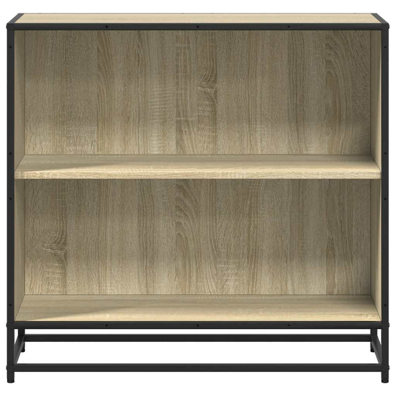 vidaXL sonoma színű szerelt fa könyvszekrény 80,5x35x76 cm