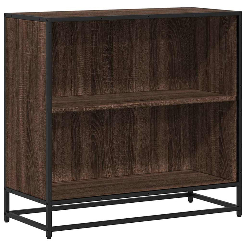 vidaXL barna tölgy színű fa könyvszekrény 80,5x35x76 cm