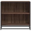 vidaXL barna tölgy színű fa könyvszekrény 80,5x35x76 cm