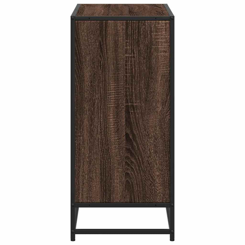 vidaXL barna tölgy színű fa könyvszekrény 80,5x35x76 cm