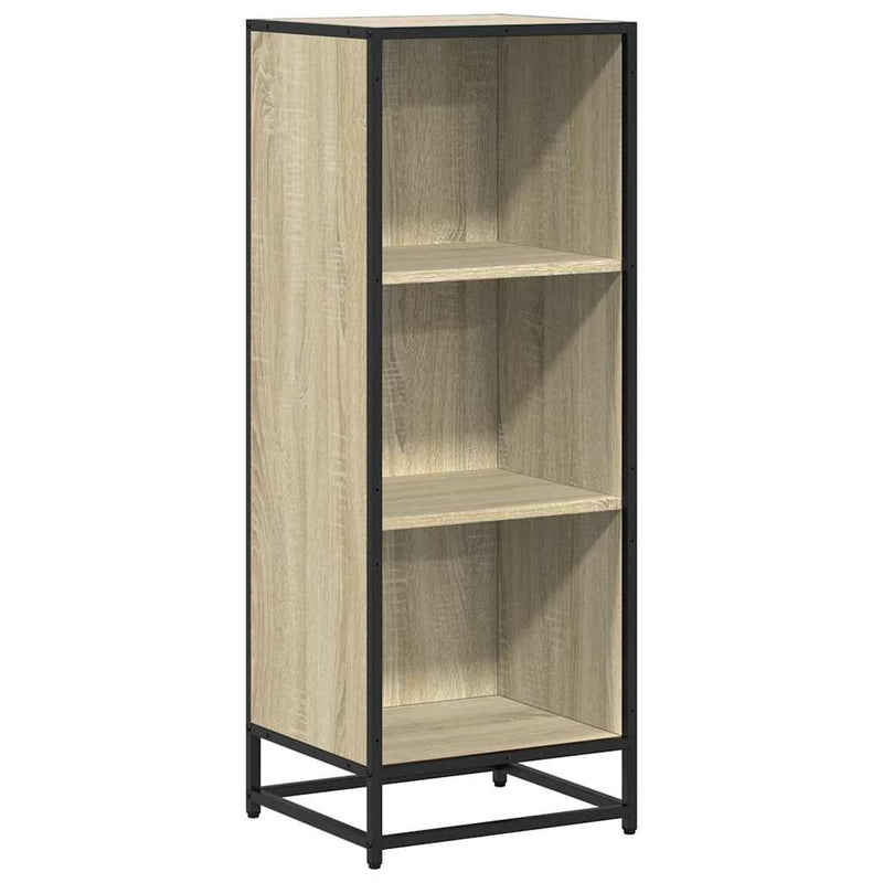 vidaXL sonoma színű szerelt fa könyvszekrény 40x35x107,5 cm