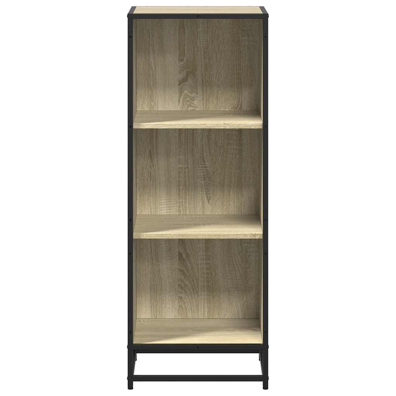 vidaXL sonoma színű szerelt fa könyvszekrény 40x35x107,5 cm