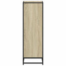 vidaXL sonoma színű szerelt fa könyvszekrény 40x35x107,5 cm