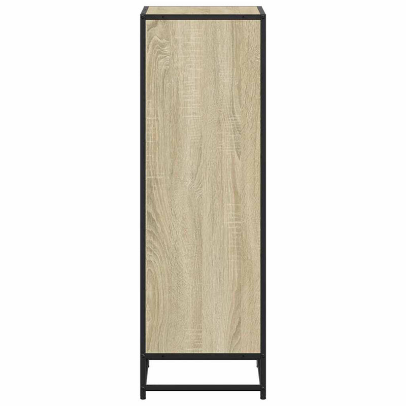 vidaXL sonoma színű szerelt fa könyvszekrény 40x35x107,5 cm