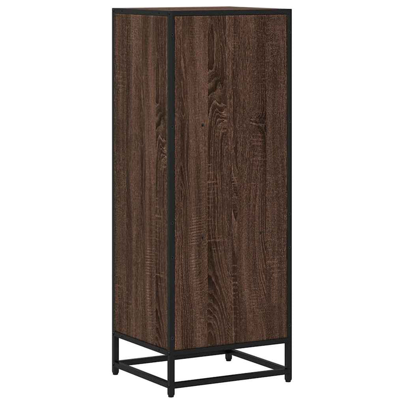 vidaXL barna tölgyszínű szerelt fa könyvszekrény 40x35x107,5 cm