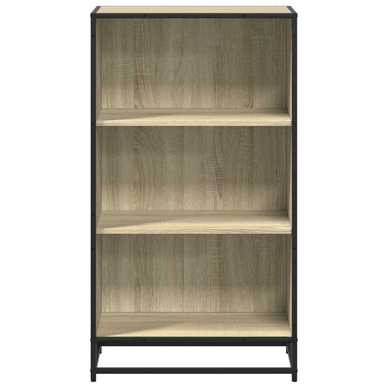 vidaXL sonoma tölgyszínű szerelt fa könyvszekrény 60x35x107,5 cm