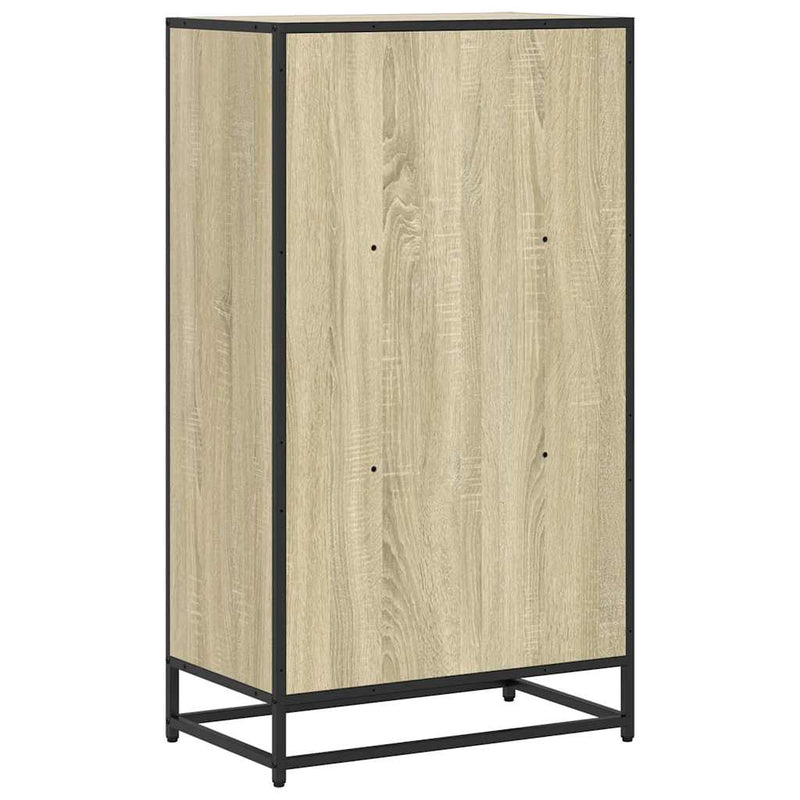 vidaXL sonoma tölgyszínű szerelt fa könyvszekrény 60x35x107,5 cm