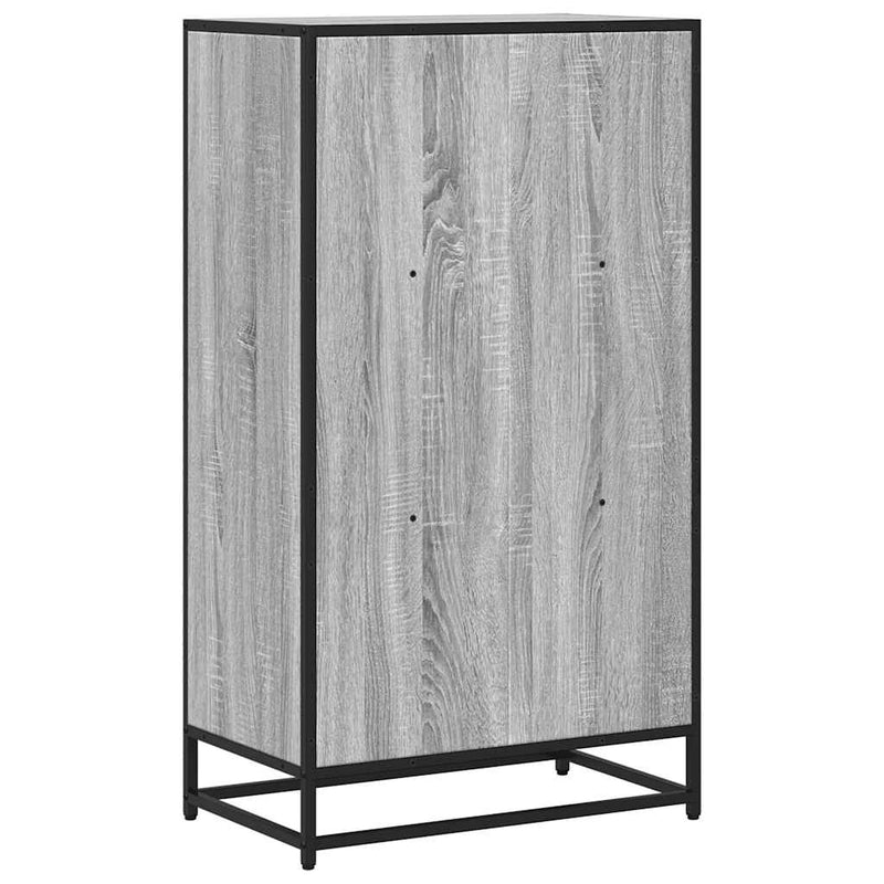 vidaXL szürke sonoma színű szerelt fa könyvszekrény 60x35x107,5 cm