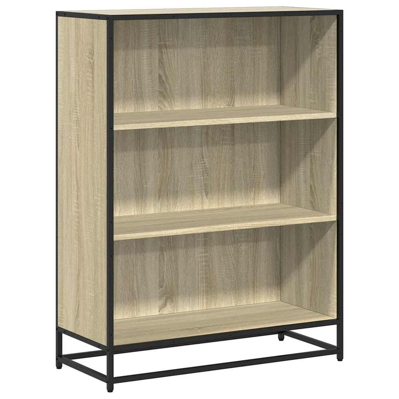 vidaXL sonoma tölgy színű szerelt fa könyvszekrény 80,5x35x107,5 cm