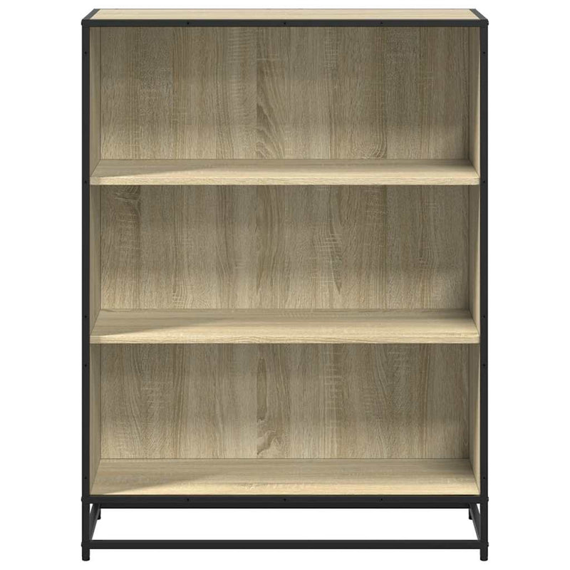vidaXL sonoma tölgy színű szerelt fa könyvszekrény 80,5x35x107,5 cm