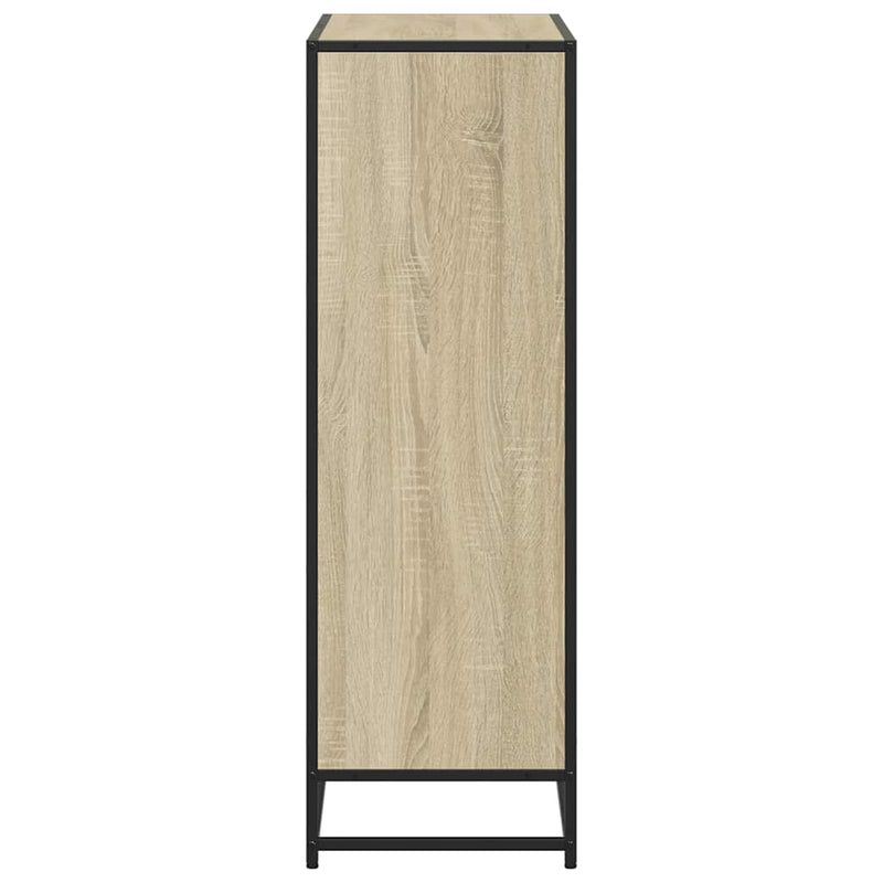 vidaXL sonoma tölgy színű szerelt fa könyvszekrény 80,5x35x107,5 cm