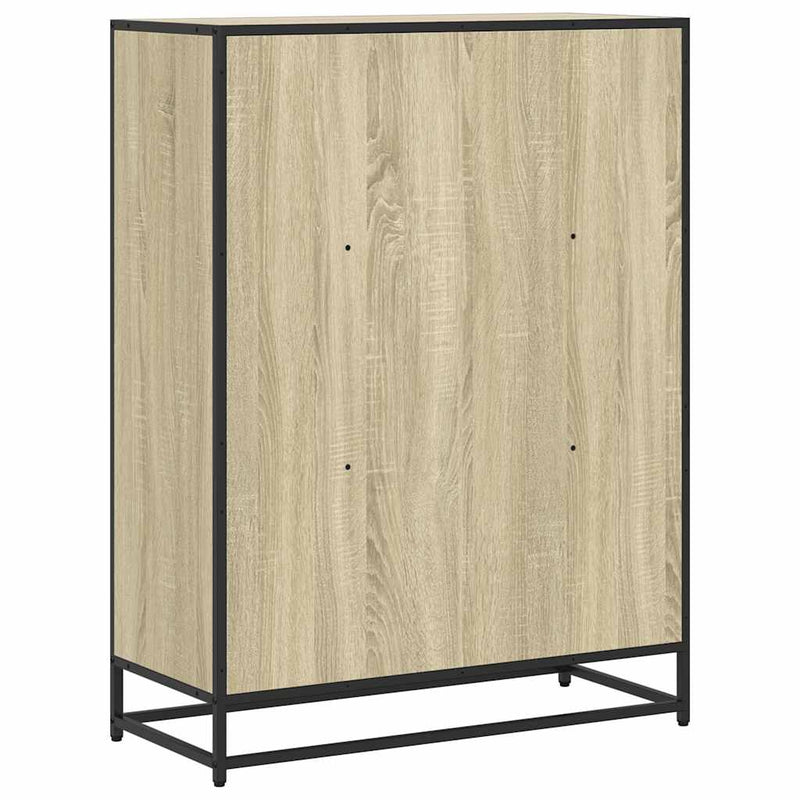 vidaXL sonoma tölgy színű szerelt fa könyvszekrény 80,5x35x107,5 cm