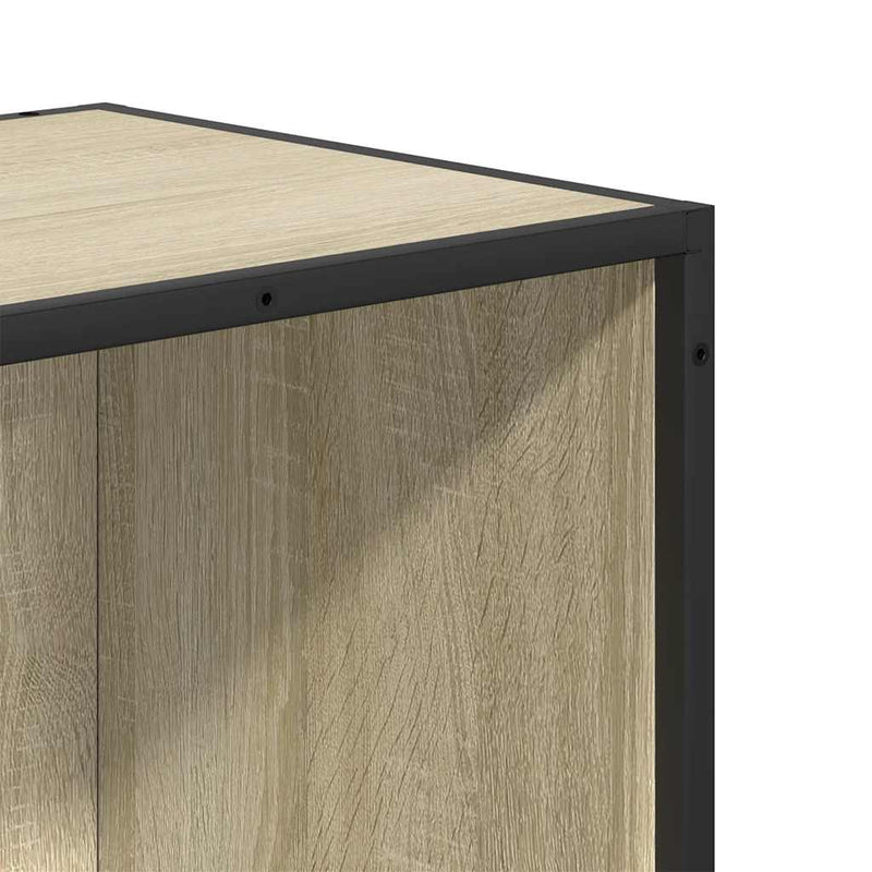 vidaXL sonoma tölgy színű szerelt fa könyvszekrény 80,5x35x107,5 cm