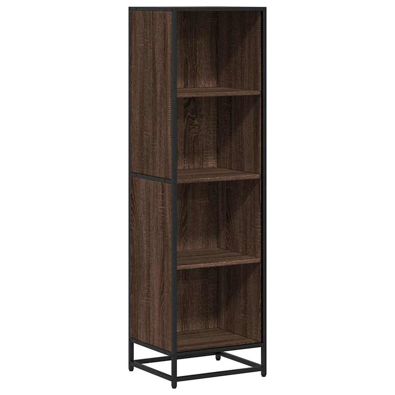 vidaXL barna tölgy színű fa könyvszekrény 40x35x139 cm