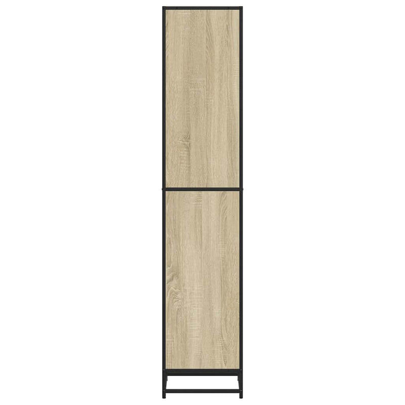 vidaXL sonoma színű szerelt fa könyvszekrény 40x35x170,5 cm