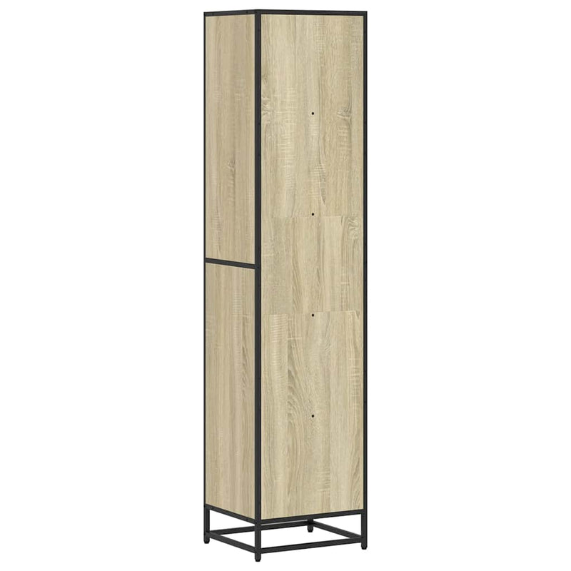 vidaXL sonoma színű szerelt fa könyvszekrény 40x35x170,5 cm