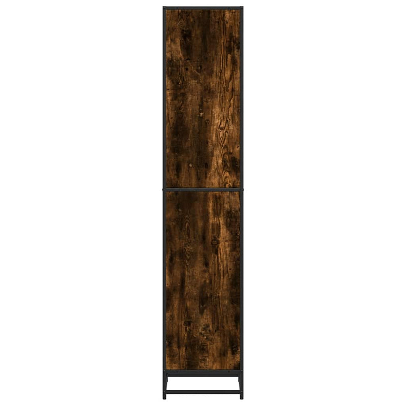 vidaXL füstös tölgy színű szerelt fa könyvszekrény 40x35x170,5 cm