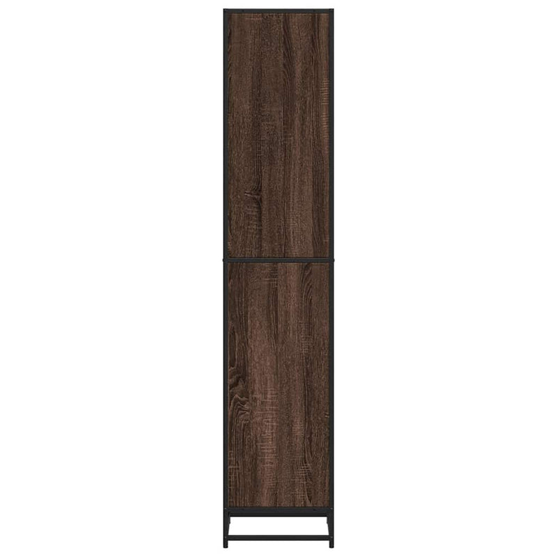 vidaXL barna tölgyszínű szerelt fa könyvszekrény 40x35x170,5 cm