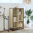 vidaXL sonoma tölgyszínű szerelt fa könyvszekrény 65,5x33x107,5 cm