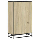 vidaXL sonoma tölgyszínű szerelt fa könyvszekrény 65,5x33x107,5 cm