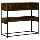 vidaXL füstös tölgy színű szerelt fa tálalóasztal 90x35x80 cm