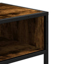 vidaXL füstös tölgy színű szerelt fa tálalóasztal 90x35x80 cm
