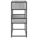 vidaXL szürke sonoma színű szerelt fa tálalóasztal 90x35x80 cm