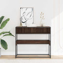 vidaXL barna tölgyszínű szerelt fa tálalóasztal 90x35x80 cm