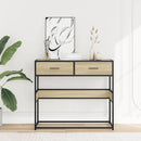 vidaXL sonoma tölgy színű szerelt fa tálalóasztal 90x35x80 cm