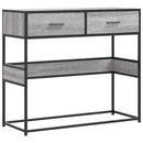 vidaXL szürke sonoma színű szerelt fa tálalóasztal 90x35x80 cm