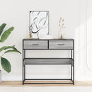 vidaXL szürke sonoma színű szerelt fa tálalóasztal 90x35x80 cm