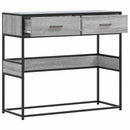 vidaXL szürke sonoma színű szerelt fa tálalóasztal 90x35x80 cm