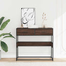 vidaXL barna tölgyszínű szerelt fa tálalóasztal 90x35x80 cm