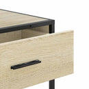 vidaXL sonoma tölgy színű szerelt fa tálalóasztal 90x35x80 cm