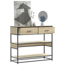 vidaXL sonoma tölgy színű szerelt fa tálalóasztal 90x35x80 cm