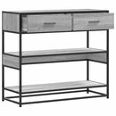 vidaXL szürke sonoma színű szerelt fa tálalóasztal 90x35x80 cm