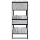 vidaXL szürke sonoma színű szerelt fa tálalóasztal 90x35x80 cm