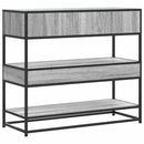vidaXL szürke sonoma színű szerelt fa tálalóasztal 90x35x80 cm