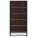 vidaXL barna tölgy színű szerelt fa cipőtartó 48x38x97,5 cm