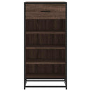 vidaXL barna tölgy színű szerelt fa cipőtartó 48x38x97,5 cm