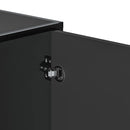 vidaXL Cipőpad Fekete 100x40x53,5 cm Fából és fémből készült pad