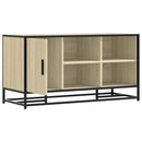 vidaXL cipőpad Sonoma tölgy 100x40x53,5 cm Gépi fa és fém