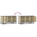 vidaXL cipőpad Sonoma tölgy 100x40x53,5 cm Gépi fa és fém