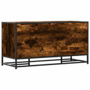 vidaXL cipőpad füstölt tölgy 100x40x53,5 cm fából és fémből készült