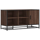 vidaXL cipőpad barna tölgy 100x40x53,5 cm Gépi fa és fém