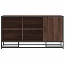 vidaXL cipőpad barna tölgy 100x40x53,5 cm Gépi fa és fém