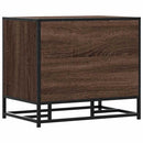 vidaXL cipőpad barna tölgy 60x40x53,5 cm Gépi fa és fém