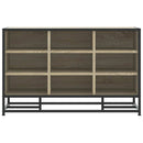 vidaXL cipőpad Sonoma tölgy 84x40x53,5 cm Gépelt fa és fém