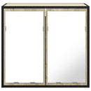 vidaXL sonoma tölgyfa fürdőszobai tükrös szekrény 65 x 20 x 60 cm