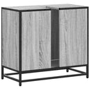 vidaXL mosdószekrény szürke Sonoma 65x33x60 cm műfa